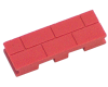 (Bayko 5L) Brick, Long, RED
